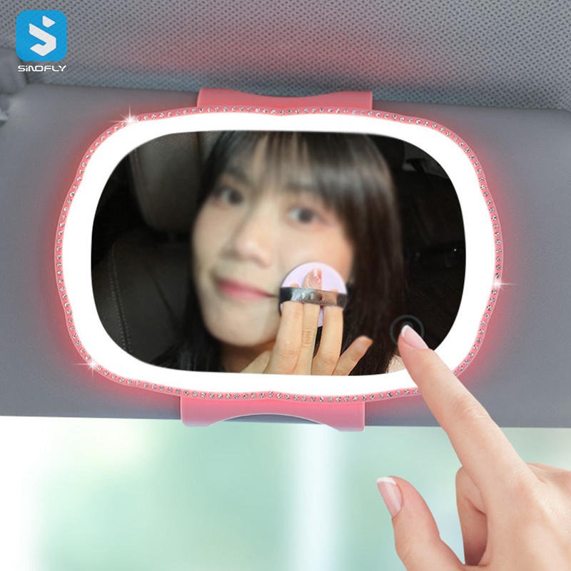 Car makeup mirror
